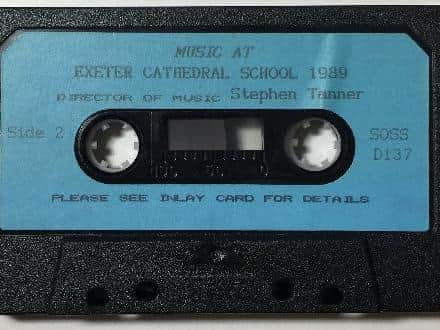 The cassette featuring a young Coldplay singer Chris Martin