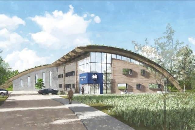 An artist impression of PNE's proposed training ground at Ingol