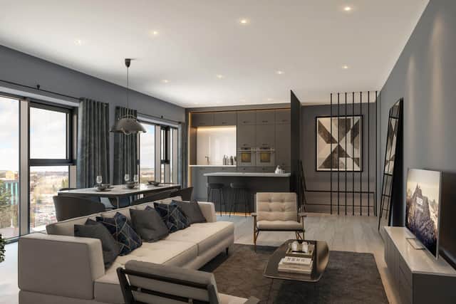 New pictures reveal what two luxury apartment blocks in the centre of Preston are expected to look like.