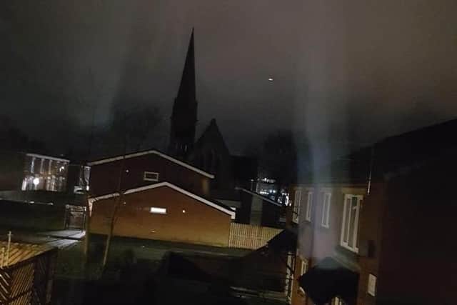 Retired Preston woman Gail Jacques caught the mysterious object flying over Preston Prison at 1.30am on Thursday (February 20). Pic: Gail Jacques
