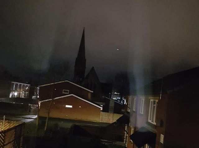 Retired Preston woman Gail Jacques caught the mysterious object flying over Preston Prison at 1.30am on Thursday (February 20). Pic: Gail Jacques