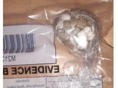 Heroin and crack cocaine were found in the vehicle. (Credit: Lancashire Police)