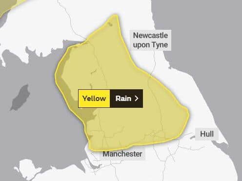 Three weather warnings have been issued for over the weekend. (Credit: Met Office)