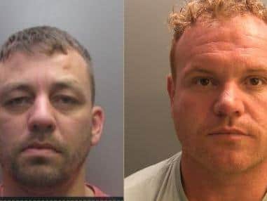 Andrew Maddox (left) and Michael Campbell (right). (Credit: Lancashire Police)