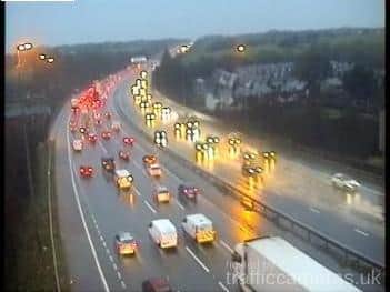 A number of accidents on North West motorways has led to heavy traffic on the M6 this morning (February 24)