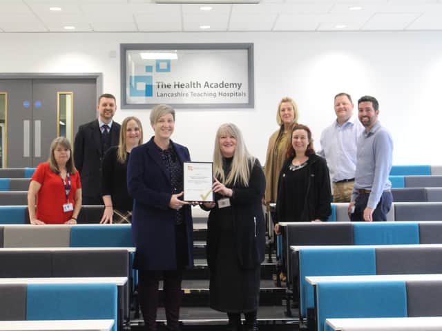 NHS teaching has received an Excellent grade