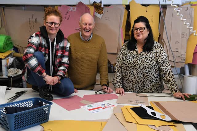 Creative Director Melissa Anglesea and her parents John and Susan