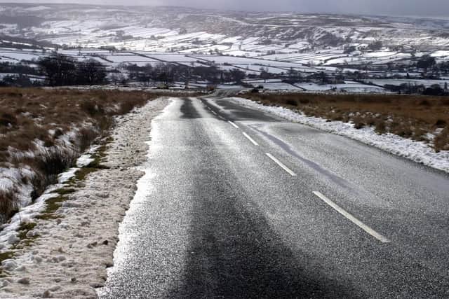 The Met Office is warning the wintry showers could lead to icy stretches (Photo: Shutterstock