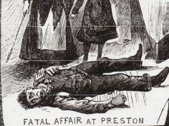 Hilliard was struck by a poker