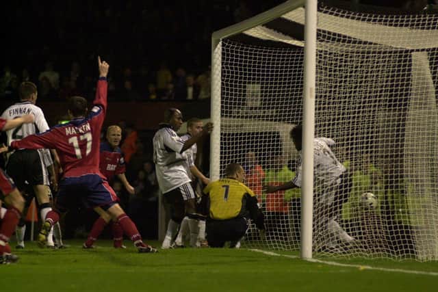 Michael Appleton’s winning goal came direct from a corner at Craven Cottage in October 2000