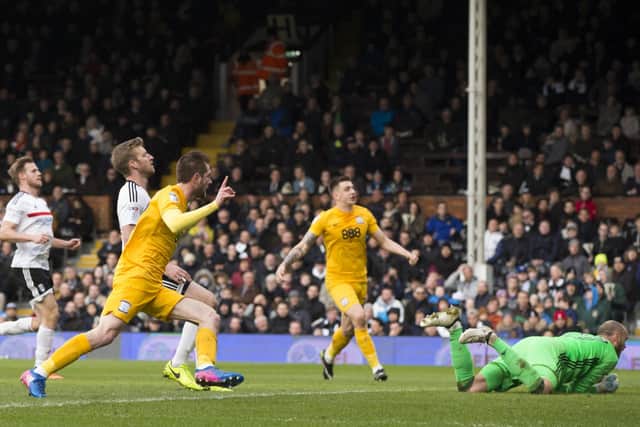 My first PNE goal came at Craven Cottage in March 2017