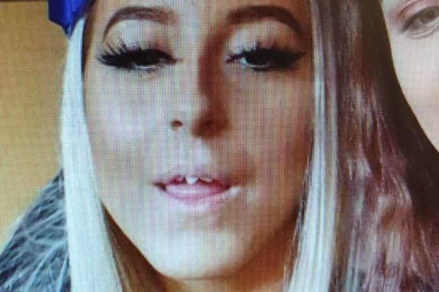 Desemme Jones (pictured) was last seen wearing a black shiny waist length bubble jacket, grey leggings, light coloured Nike trainers and was carrying a cream coloured handbag. (Credit: Lancashire Police)