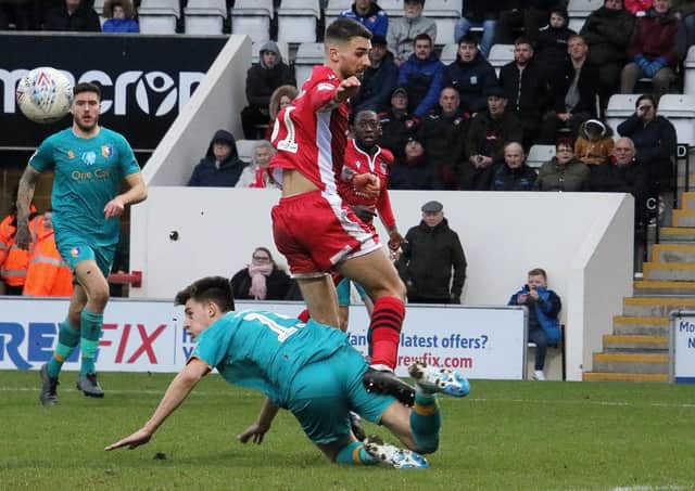 Adam Phillips was sent off