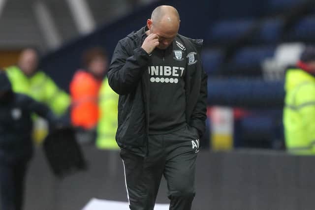 Preston manager Alex Neil at the end of the QPR defeat