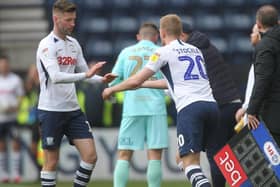 Jayden Stockley replaces Paul Gallagher in PNE's defeat to Queens Park Rangers at Deepdale