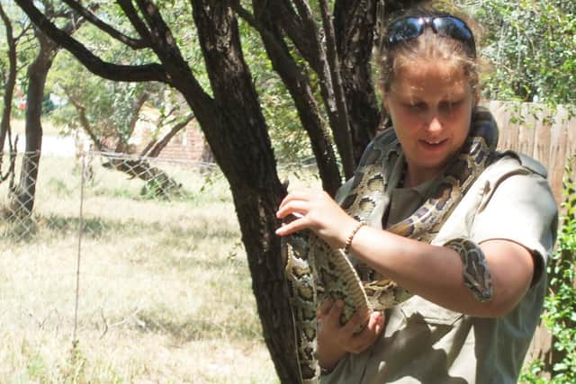 Katherine Fletcher worked as a field guide in South Africa