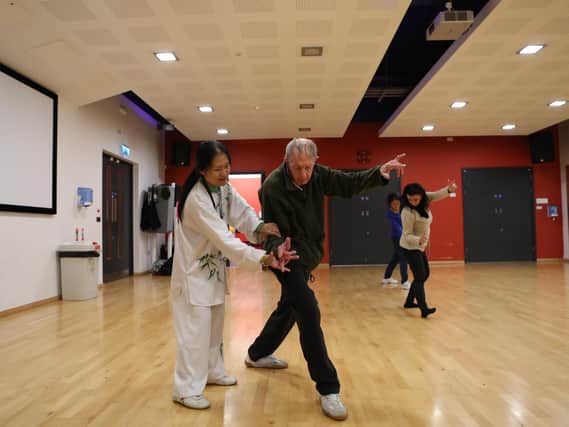 Fexia Yu is a tai chi instructor qualified in the UK and China