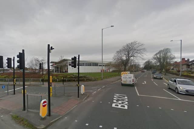 The 14-year-old was struck by a Toyota Yaris outside Sainsbury's in Lancaster Road, Morecambe at around 11.25am on Sunday (March 8). Pic: Google