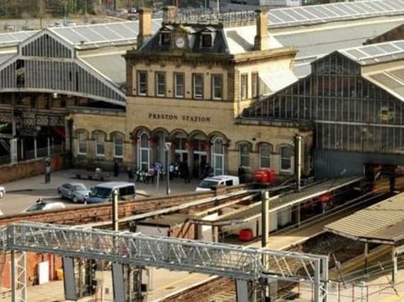 Preston railway station has been evacuated this morning after the fire alarm sounded