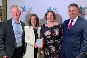 The Bradleys of Derby Hill Dairy which won Family Business of the Year for the North West in the Federation of Small Businesses awards