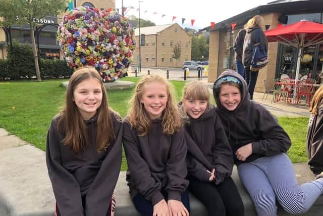 Four Longridge guides pictured on a special trip to Sheffield last October to attend  the Big Gig