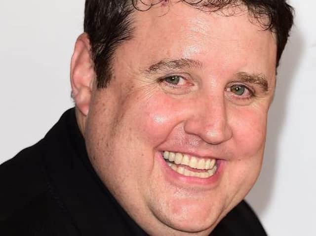 Peter Kay has been spotted at a Shell garage in Preston, the first time the star has been seen in public this year. Pic: Ian West/PA Wire