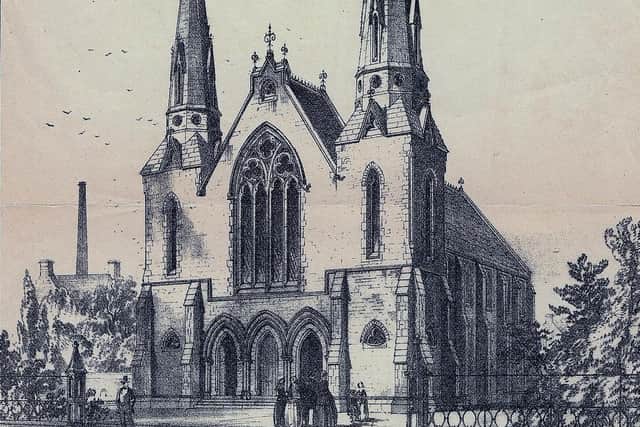 he Congregational Chapel on Grimshaw Street opened
in 1859