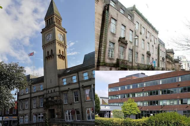 Borrowing is heading in different directions at Central Lancashire's three councils