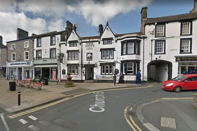 The victim got into what she believed was a taxi outside the White Lion pub on Market Place. (Credit: Google)
