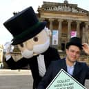 Mr Monopoly and George Shrimpton announce that Preston is to get its own version of Monopoly