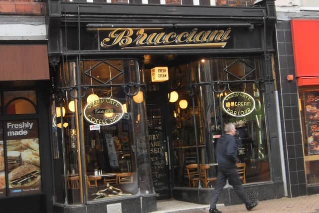 Brucciani in Fishergate has been trading in Preston for nearly 30 years