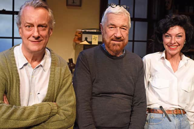 Stephen Tompkinson, Jessica Johnson and Willy Russell