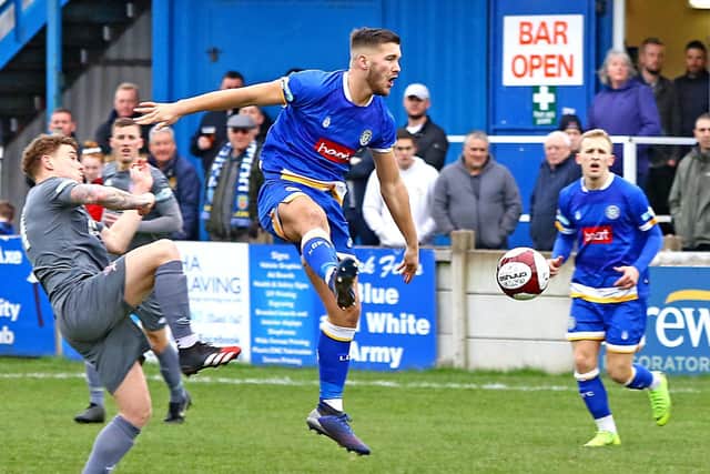 Lancaster City's Paul Dawson. Picture: Tony North