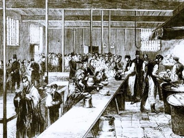 Down Crooked Lane was a soup kitchen