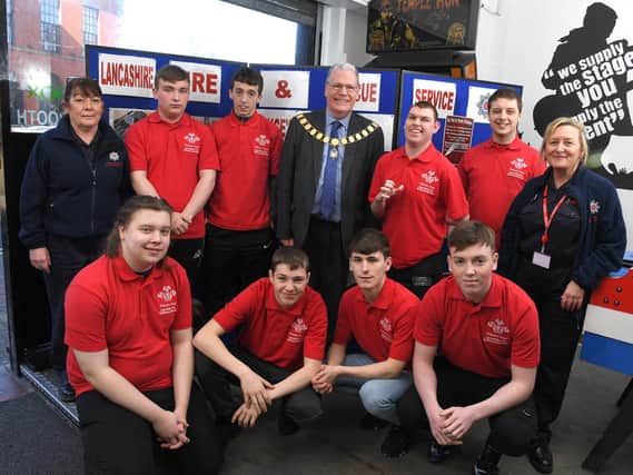 Members of YOOOFZone, in Lune Street, Preston, have teamed up with The Prince's Trustand UCLan to create a film about teenagegangs and knife crime.