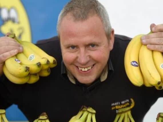 Banana King Norman Young, who is offering a free delivery service to OAPs