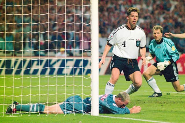 Paul Gascoigne was agonisingly close to winning it for England in the semi-final
