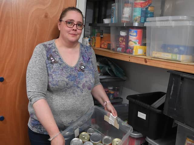 Wendy Hodgson, the voluntary coordinator of New Day Church's food bank.