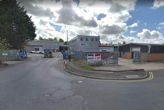 The fire is believed to be at Baxi factory inBamber Bridge. (Credit: Google)