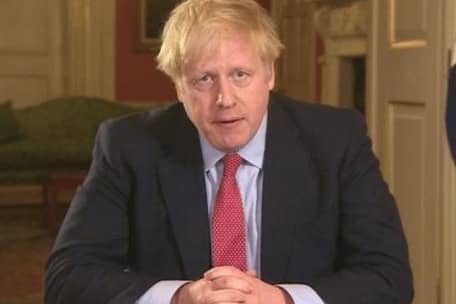 Boris Johnson ordered the public to stay at home during a TV broadcast on Monday night (Getty Images)