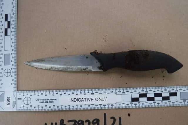 Murder weapon used by Healless (Lancashire Police)