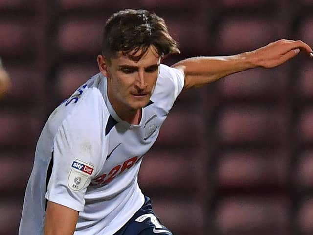 Preston midfielder Tom Bayliss damaged ankle ligaments in January
