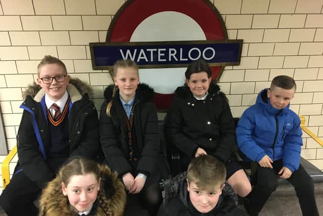Waterloo Academy pupils find their namesake station on a trip tot he capital