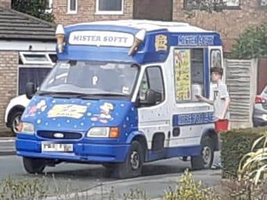 This ice cream van was spotted in Fulwood yesterday (Wednesday, March 25)