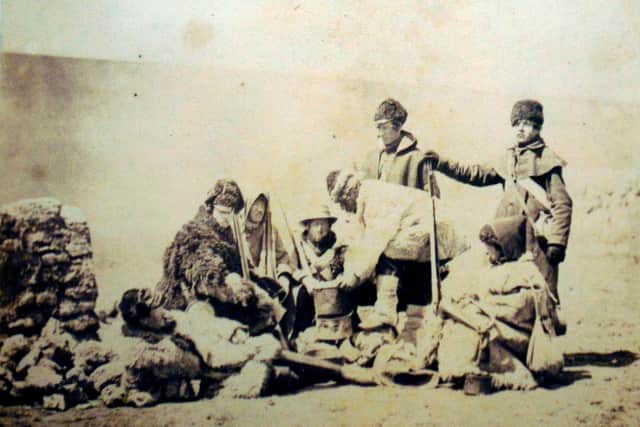 47th Regiment in Crimea in 1855. One of the oldest known photographs of the regiment which became the Loyals