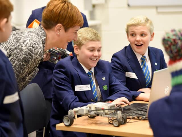 The Tomorrow's Engineers competition at Blackpool and the Fylde College.