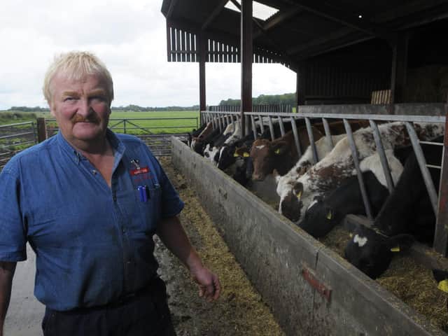 Andrew Pemberton has seen a 30 per cent increase on demand for his milk and goods