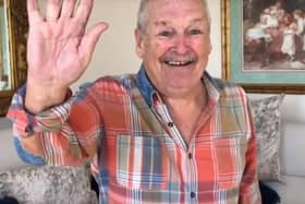 Bobby Ball, one half of comedy duo, Cannon and Ball, joined staff at Blackpool Hospitals NHS Foundation Trust for a rendition of the comics famous theme tune, Together Well Be OK