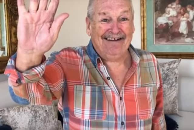 Bobby Ball, one half of comedy duo, Cannon and Ball, joined staff at Blackpool Hospitals NHS Foundation Trust for a rendition of the comics famous theme tune, Together Well Be OK