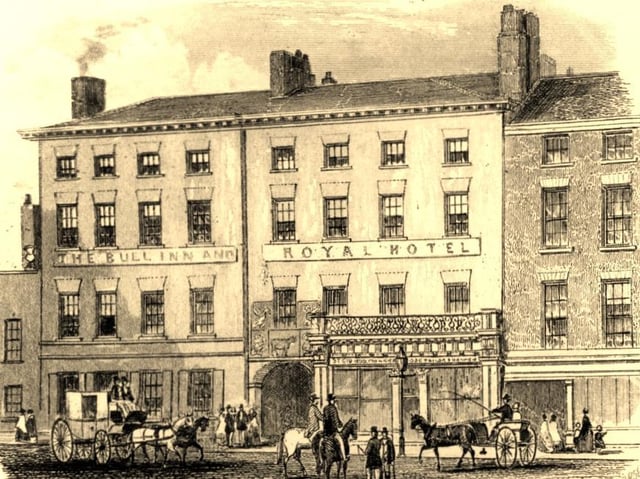 There was a theft at the fashionable Bull Inn in 1851